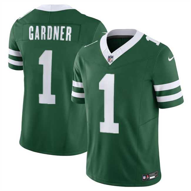 Men & Women & Youth New York Jets #1 Sauce Gardner Green 2024 F.U.S.E. Vapor Limited Football Stitched Jersey->new england patriots->NFL Jersey